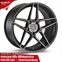 Jantes en alliage forgé WF CF.1-FF 15-24 pouces 5x112 pour Mercedes C63 C43 Classe E CLS CLA45 GLC AMG Classe C W205 Ensemble de jantes personnalisées