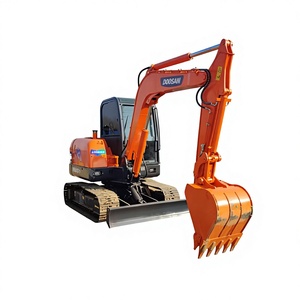 Excavadora de cadenas mini usada Doosan DH60-7 de 6 toneladas con motor 4TNV94L original de Corea, máquina excavadora - Product Image 1
