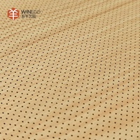 Panneaux de plafond micro-perforés WINEGO, panneaux muraux acoustiques en bois perforé, recyclés, NRC 0.8 pour écoles, bureaux, salles
