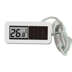 S-W11 termometer rumah tangga bayi energi surya, termometer Digital terpasang di dinding kulkas Mini Jendela luar ruangan - Product Image 1