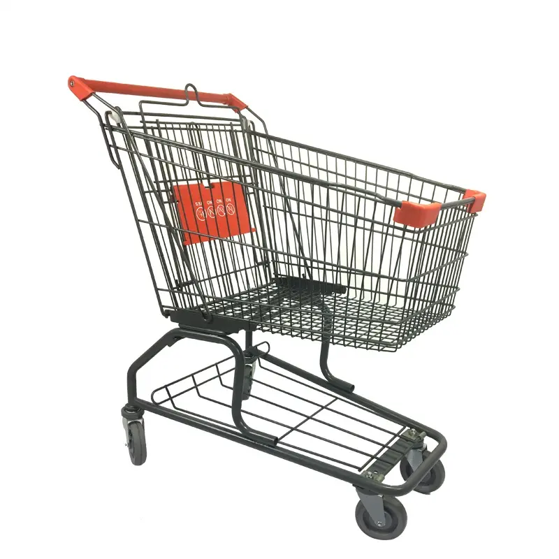 American supermarket shopping cart super shopping trolleys