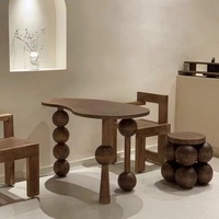 Table et meubles en bois massif de Style nordique ensemble livre minimaliste moderne marque créative pour l'entrée à la maison ou l'utilisation de l'entrepôt