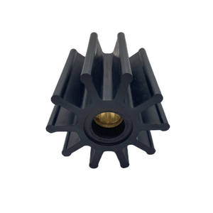 Impulsor de Bomba de Agua Cruda Kashiyama SP-400/SP400, Bomba de Agua de Mar Marina, Material CR, Accionamiento Eléctrico, Número de Pieza 23FI344 - Product Image 1