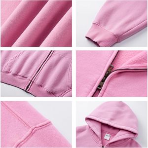 Ensemble sweat-shirt court et pantalon de survêtement ample en molleton pour femme FOXA - Product Image 6