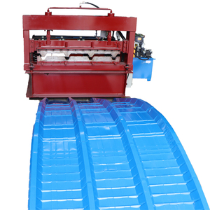 Kunden spezifische Farbe Dach Stahlplatte Bogen gebogen Metall fliesen Form maschine Dach platte Hersteller Herstellung Maschine zum Verkauf - Product Image 1