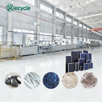 Équipement de production pour le démontage durable des panneaux photovoltaïques, machines de traitement des composants photovoltaïques usagés