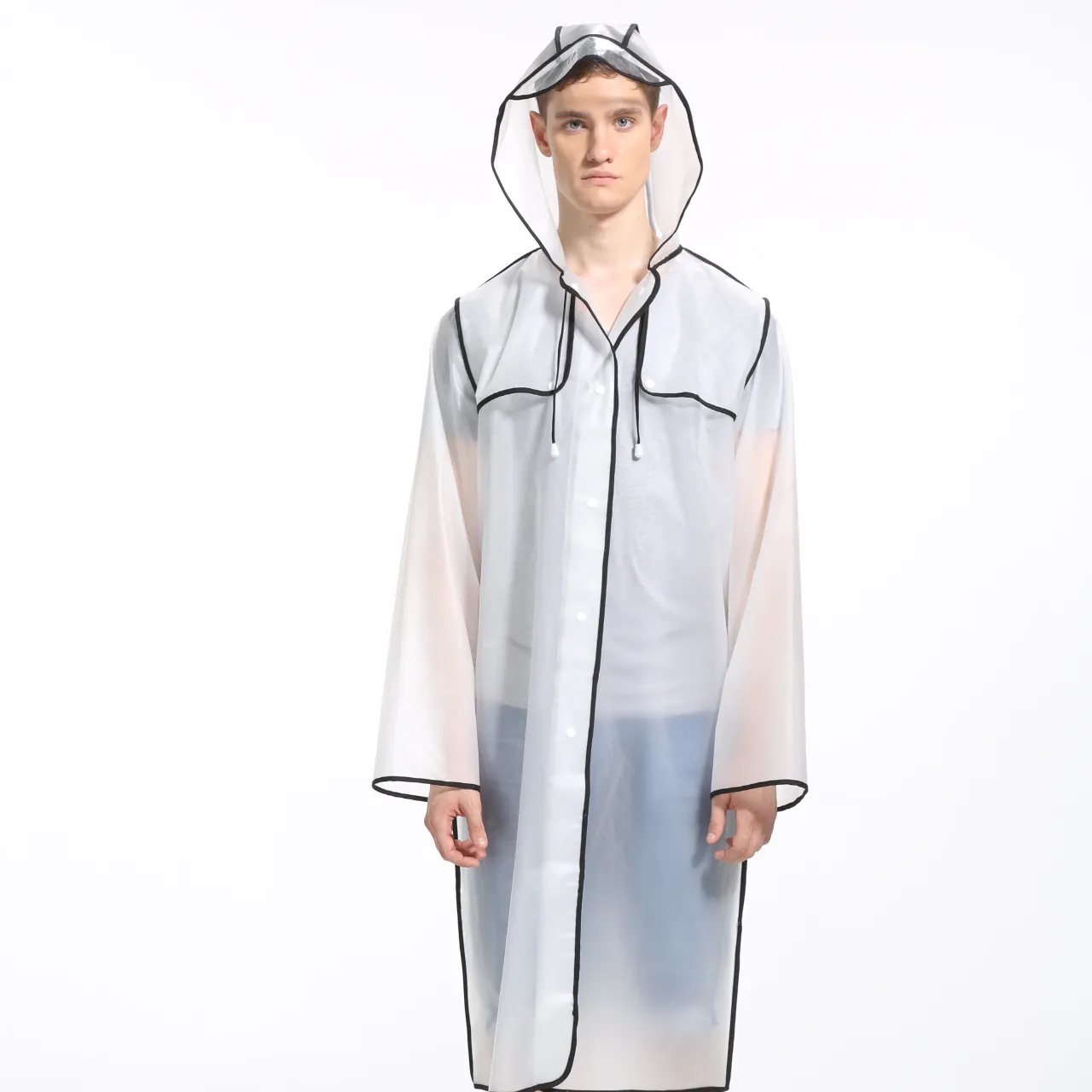 Poncho réutilisable de haute qualité pliable à la mode en plastique imperméable imperméable imperméable imperméable