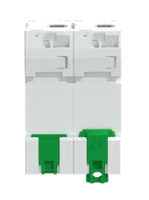 Disjoncteur miniature Acti9 C120H 2P D100A Pro, conception anti-surtension pour la distribution d'équipements mécaniques