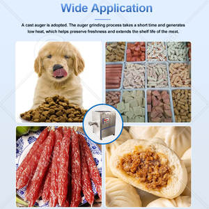 Máquina Comercial para Moler Carne OCEAN, Máquina Multifuncional para Moler Carne de Pollo Congelada en Venta - Product Image 5