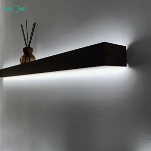 Nuomi prateleira de lâmpada montada na parede, estilo mais recente, estante com função de iluminação, adequado para estante, iluminação doméstica