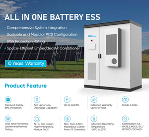 แบตเตอรี่ลิเธียมไอออน PNG 314AH ระบบพลังงานไฟฟ้าอุตสาหกรรมติดผนังแบบ241kWh BMS ที่ระบายความร้อน8000รอบ - Product Image 2