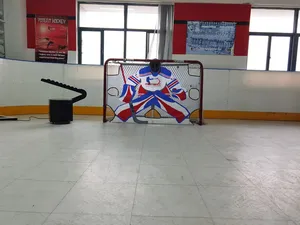 Passatore automatico per disco da Hockey su ghiaccio con forza regolabile, angolo e funzione di caricamento automatico