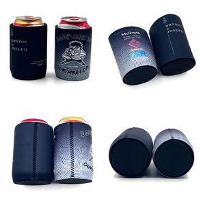 ที่ใส่กระป๋องน้ำแบบพิมพ์ลายตามสั่ง ทำจากนีโอพรีน ก้นติดกาว ขนาด 330 มล. ป้องกันการลื่น ฉนวนกันความร้อน - Product Image 1