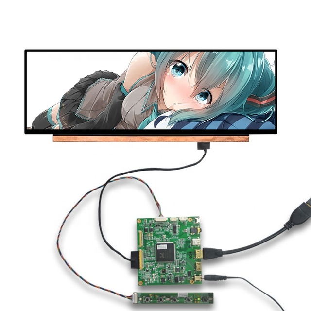 14 Inch 3840*1100 4K High Resolution High Contrast Stretched Bar Type LCD Display Panel for Automotive Center Console Panel