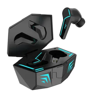 Earbud Game TWS Mini, Earphone Musik Gaming