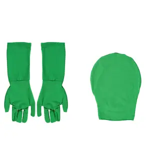 Capa de camuflagem fotográfica para fotos, traje de 160 cm com tela verde e corpo elástico, preço de atacado, com chave cromada e vídeo, roupa apertada
