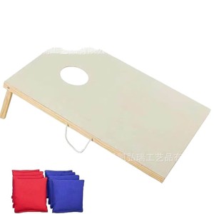 Juego de lanzamiento de beanbags plegable de madera para exteriores, juguete de lanzamiento para niños, soporte portátil para juego de lanzamiento de beanbags. - Product Image 1