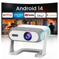 Nuevo Proyector de Bolsillo Mini Portátil con Sistema Android 14, WiFi, Bluetooth, Resolución Nativa de 720p para Cine en Casa