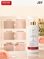 Gel Douche Éclaircissant et Hydratant à l'Acide Kojique Marque Blanche, Nettoyage en Profondeur, Parfum Floral, Soin Corporel 500mL OEM ODM