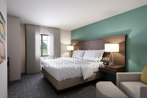 Muebles de Hotel de Primera Calidad Fairfield Inn Suite <span class=keywords><strong>2022</strong></span> por Top Hotel Project, Banco para Equipaje, Muebles de Madera - Product Image 6