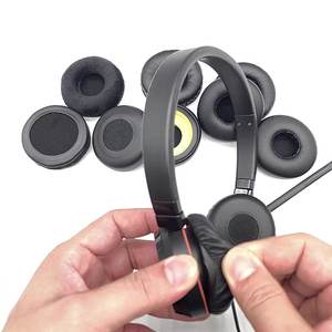 Almohadillas de repuesto para auriculares <span class=keywords><strong>Jabra</strong></span> Evolve 20 20se 30 <span class=keywords><strong>40</strong></span> 65, almohadillas de espuma viscoelástica con cancelación de ruido - Product Image 1