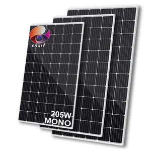 Enxiy penjualan langsung pabrik 5bb sel surya Mono Panel surya 205w Pv Panel surya Jerman