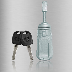 Cilindro de Cerradura Cilíndrico DZ083M3 2 Llaves Gris Claro Pieza Automotriz Para Volkswagen Golf - Product Image 1