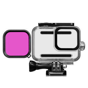 Haute qualité pour Go-Pros Hero <span class=keywords><strong>8</strong></span> <span class=keywords><strong>filtre</strong></span> d'objectif filtres de plongée étanches <span class=keywords><strong>rouge</strong></span> violet rose <span class=keywords><strong>filtre</strong></span> de couleur de plongée - Product Image 1