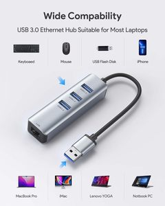3.0 <span class=keywords><strong>USB</strong></span> 1000Mbps <span class=keywords><strong>Ethernet</strong></span> Hub 5Gbps Truyền Dữ Liệu 3 Cổng <span class=keywords><strong>USB</strong></span> 3.0 Hub Với RJ45 1Gbps Gigabit <span class=keywords><strong>USB</strong></span> Để <span class=keywords><strong>Ethernet</strong></span> <span class=keywords><strong>Adapter</strong></span> - Product Image 6