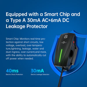 Cargador de Coche Eléctrico de Pared BENY IP65 AC 22kW, Estación de Carga para Vehículos Eléctricos con Bluetooth/Wi-Fi/Aplicación Inteligente y 3 Años de Garantía - Product Image 4