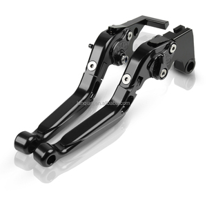 Accessori moto leva frizione freno regolabile pieghevole estensibile CNC per <span class=keywords><strong>Aprilia</strong></span> <span class=keywords><strong>SR</strong></span> 50 MY 2017-2019 2018 <span class=keywords><strong>SR</strong></span> MAX 125 <span class=keywords><strong>300</strong></span> - Product Image 3
