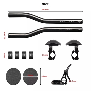 RIDERACE VTT repos TT pince de guidon vtt route extension guidon pour <span class=keywords><strong>Triathlon</strong></span> contre la montre longue Distance équitation pièces - Product Image 6