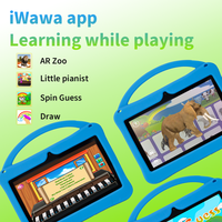 Tableta Educativa Resistente a Golpes con Pantalla IPS de 7 Pulgadas, 2 GB de RAM, 32 GB de ROM, Batería de 2500 mAh, Control Parental, Tableta para Niños