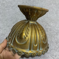 Vase à fleurs en métal O-298 fait à la main Antique or argent métal Vases à fleurs fer pour mariage maison décoration de sol de table