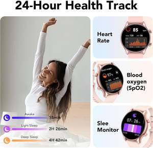 Reloj Inteligente para Mujer con Pantalla OLED de 1.39'', Resistente al Agua IP68, Llamadas, Cronógrafo, Monitor de Actividad Física, +120 Deportes - Product Image 4