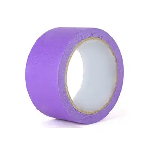 Violet 36Mm papier gomme plat crêpe conception impression personnalisé crème bricolage ruban de masquage