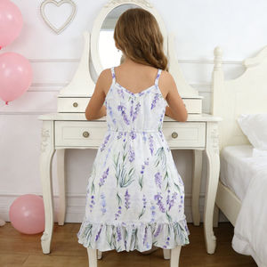 Vestidos de Verano Estilo Bohemio para Niñas Pequeñas, Vestido de Tirantes con Cuello en V Sexy para Niñas, Vestido Giratorio, Ropa al por Mayor para Bebés y Niños Pequeños - Product Image 5