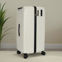 Valise intelligente légère, élégante et durable Hinomoto de luxe avec 4 roues silencieuses à frein, grande capacité 158 cm, en polycarbonate, avec serrure TSA