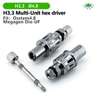Clé dynamométrique de pilote externe multi-pilier pour implant Osstem avec adaptateur à cliquet pour Hiossen TS System OEM ODM Factory in Stock