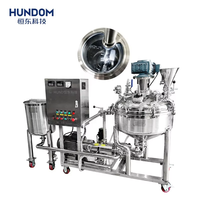 Homogénéisateur à moutarde mélange Mayonnaise faisant la machine électrique pneumatique levage haute cisaillement émulsifiant machine ketchup mélangeur