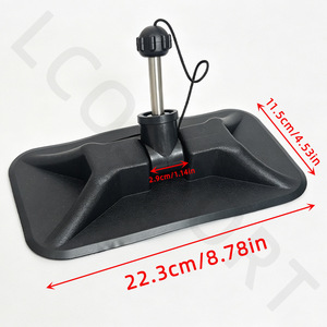 Soporte universal para remo, estilo coreano, color negro, para embarcaciones inflables de pesca, accesorios marinos - Product Image 2