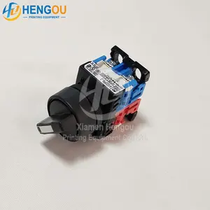 AR22PR-3 Plastic 3 Position Selector Switch Button For Offset Printing Machine
