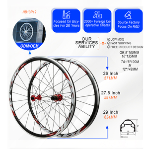 Jeu de roues de vélo de route 700c, frein V, roulement étanche QR, HG 11/12 vitesses, jantes en alliage d'aluminium, cliquet planétaire, clincher 12 vitesses - Product Image 1