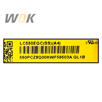 Layar LCD TV UHD 55 Inch Berkualitas Tinggi LC550EQC-SSA4 Open Cell Suku Cadang Pengganti untuk Perbaikan TV Smart TV