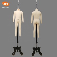 Mannequin de couturière unisexe Junmei pour enfants, corps entier en fibre de verre, forme de robe, bras amovibles, taille 5T, Guangdong, sans tête