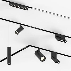 Thiết Kế Mới Nhà Máy Tùy Chỉnh Từ Theo Dõi Hệ Thống Chiếu Sáng 25Mm Chiều Rộng 48V Từ Theo Dõi Ánh Sáng - Product Image 1