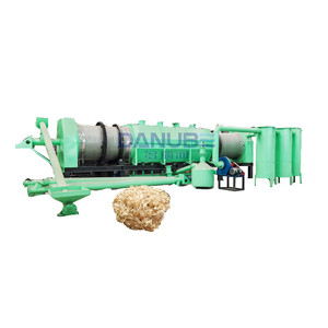 Four de carbonisation continu pour la pyrolyse du biochar et la production de charbon de bois à partir de déchets de palmier - Product Image 1