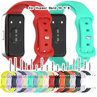 Montre intelligente Bracelet réglable et étanche Montre intelligente Bracelet sport en silicone pour Huawei Band 10 9 8 Correa
