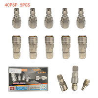 Raccords pneumatiques autobloquants en métal de type japonais pour tubes d'air, fabrication chinoise