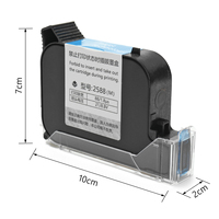 Imprimante à jet d'encre portable UGOTIT 12,7 mm JS12 compatible 3S à séchage rapide, à solvant écologique, pour cartouche 2588+ 42 ml d'origine